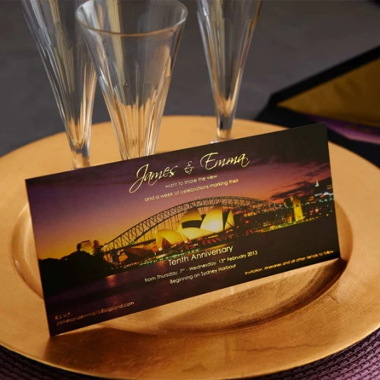 luxury event invitations crafted